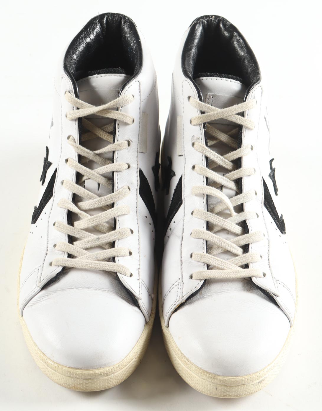 Magic Johnson & Larry Bird Signed Pair of (2) Converse All Star Leather Basketball Shoes with Photo Display Case (Beckett & PSA) at PristineAuction.com Magic Johnson & Larry Bird Signed Pair of (2) Converse All Star Leather Basketball Shoes with Photo Display Case (Beckett & PSA) at PristineAuction.com