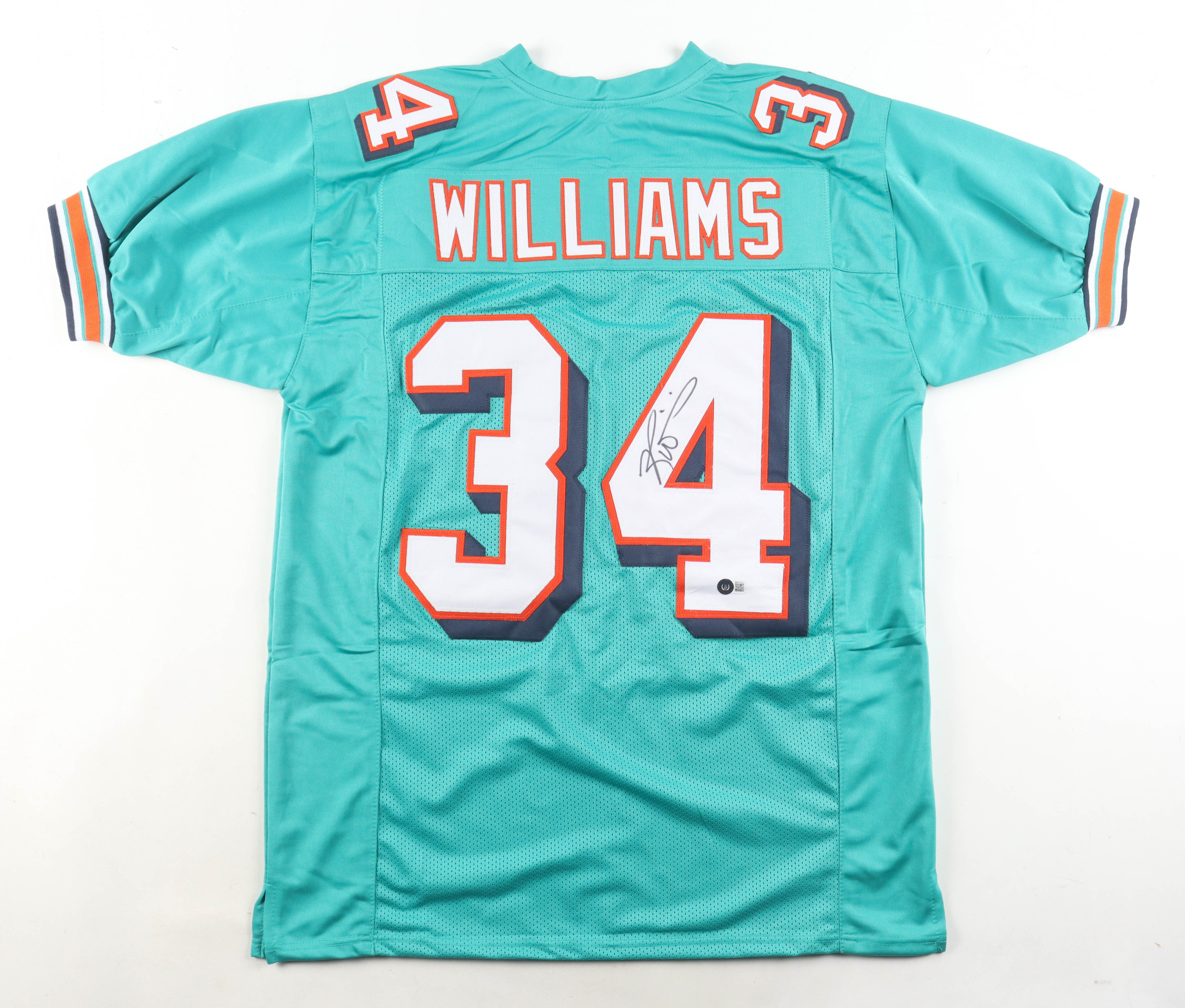 Ricky Williams Signed Jersey (Beckett) at PristineAuction.com Ricky Williams Signed Jersey (Beckett) at PristineAuction.com