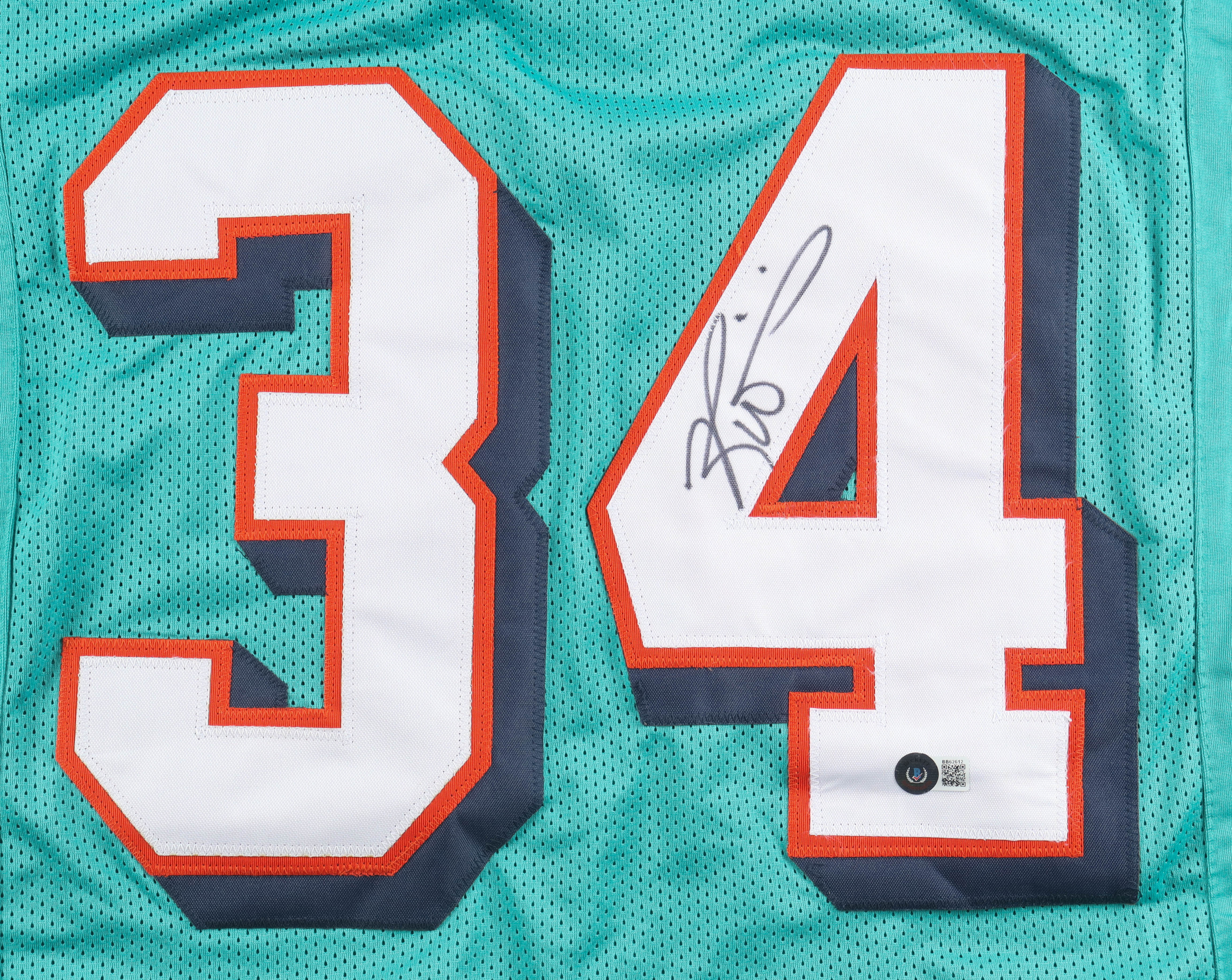 Ricky Williams Signed Jersey (Beckett) at PristineAuction.com Ricky Williams Signed Jersey (Beckett) at PristineAuction.com