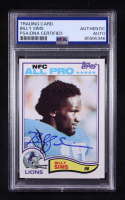 Billy Sims Signed 1982 Topps All Pro #349 (PSA) at PristineAuction.com