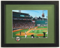 "Fenway Park at Dawn" Custom Framed Colorized Photo Display with Fenway Park Pin at PristineAuction.com