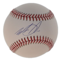 Wade Davis Signed OML Baseball (MLB & Fanatics) at PristineAuction.com