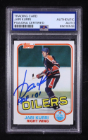 Jari Kurri Signed 1981-82 Topps #18 RC Inscribed "HOF '01" (PSA) at PristineAuction.com