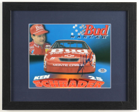 Ken Schrader Signed NASCAR Framed Photo Display (PSA) at PristineAuction.com