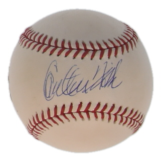 Carlton Fisk Signed OML Baseball (MLB & Mounted Memories) at PristineAuction.com Carlton Fisk Signed OML Baseball (MLB & Mounted Memories) at PristineAuction.com