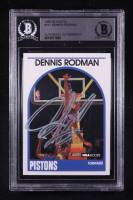 Dennis Rodman Signed 1989-90 Hoops #211 (BGS) at PristineAuction.com