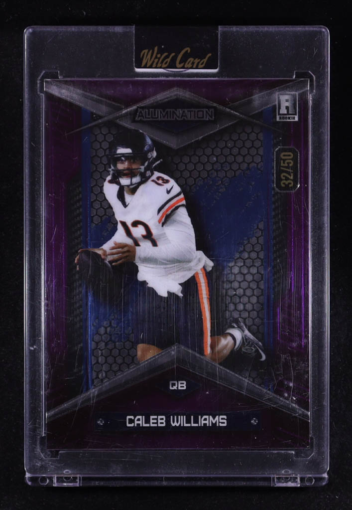 Caleb Williams 2024 Wild Card Alumination #BC-CW RC #32/50 at PristineAuction.com Caleb Williams 2024 Wild Card Alumination #BC-CW RC #32/50 at PristineAuction.com