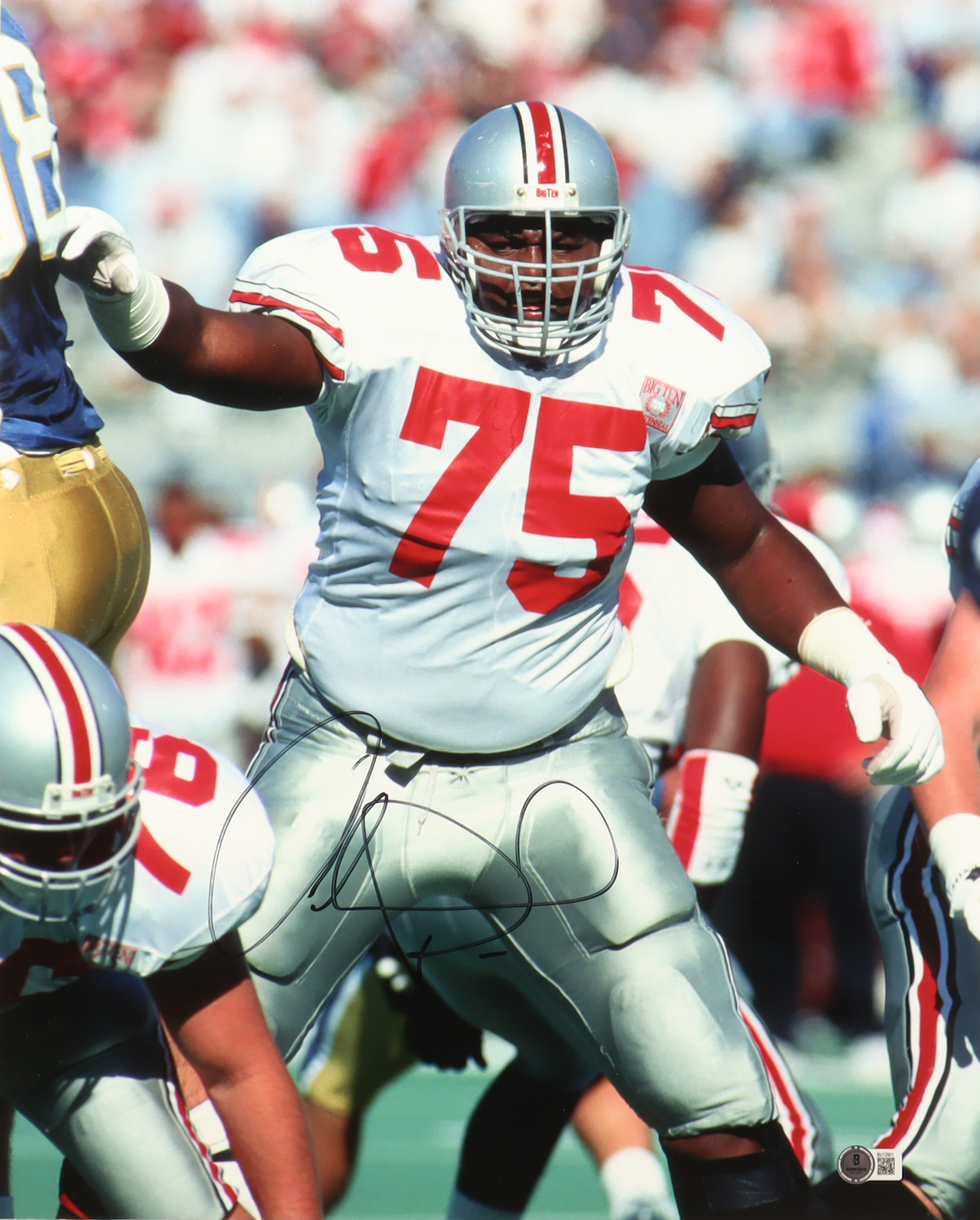 Orlando Pace Signed Ohio State Buckeyes 16x20 Photo (Beckett) at PristineAuction.com Orlando Pace Signed Ohio State Buckeyes 16x20 Photo (Beckett) at PristineAuction.com