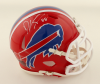 Dawson Knox Signed Bills Speed Mini Helmet (Beckett) at PristineAuction.com