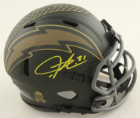 LaDainian Tomlinson Signed Chargers Salute to Service Alternate Speed Mini Helmet (Beckett) at PristineAuction.com