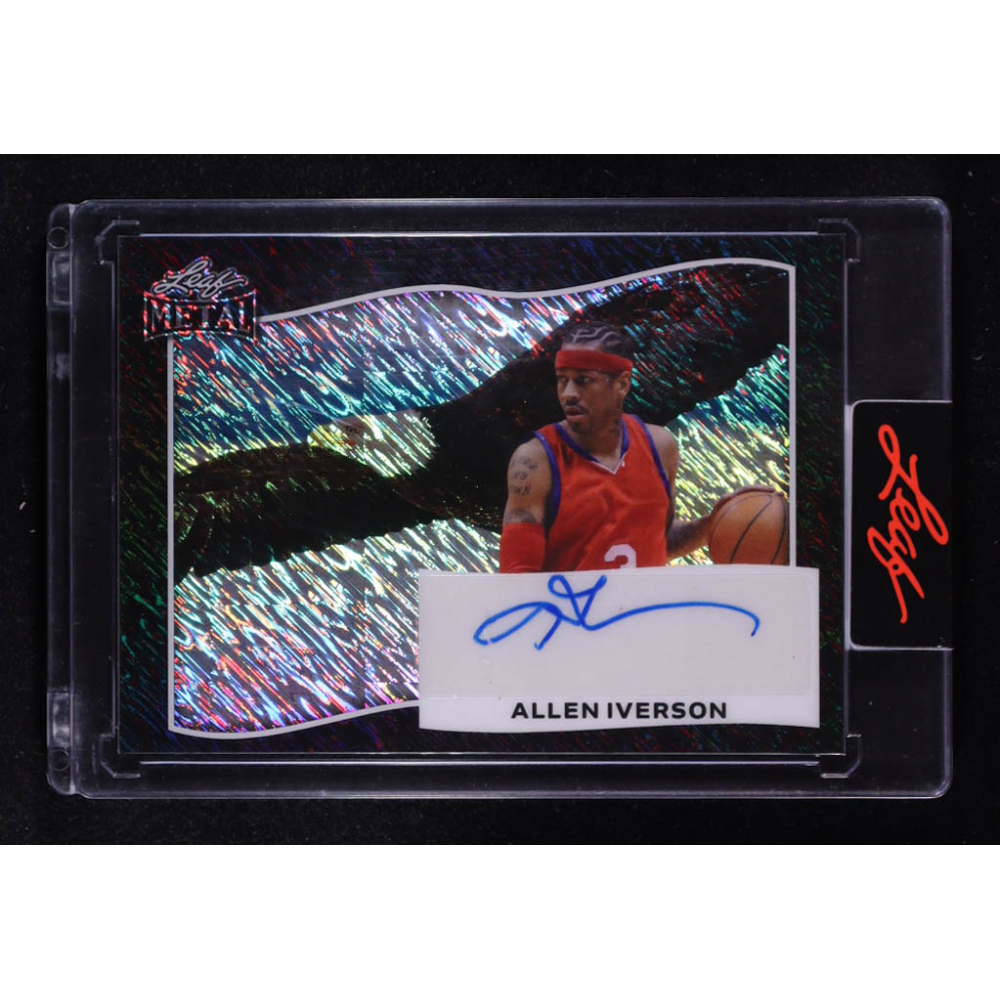 Allen Iverson 2025 Leaf Metal Auto #BA-AI1 #1/1 at PristineAuction.com