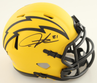 LaDainian Tomlinson Signed Chargers Rave Alternate Speed Mini Helmet (Beckett) at PristineAuction.com