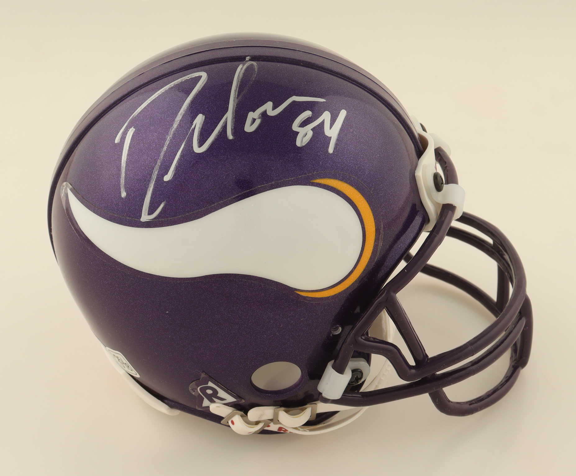 Randy Moss Signed Vikings Speed Mini Helmet (Beckett) at PristineAuction.com Randy Moss Signed Vikings Speed Mini Helmet (Beckett) at PristineAuction.com