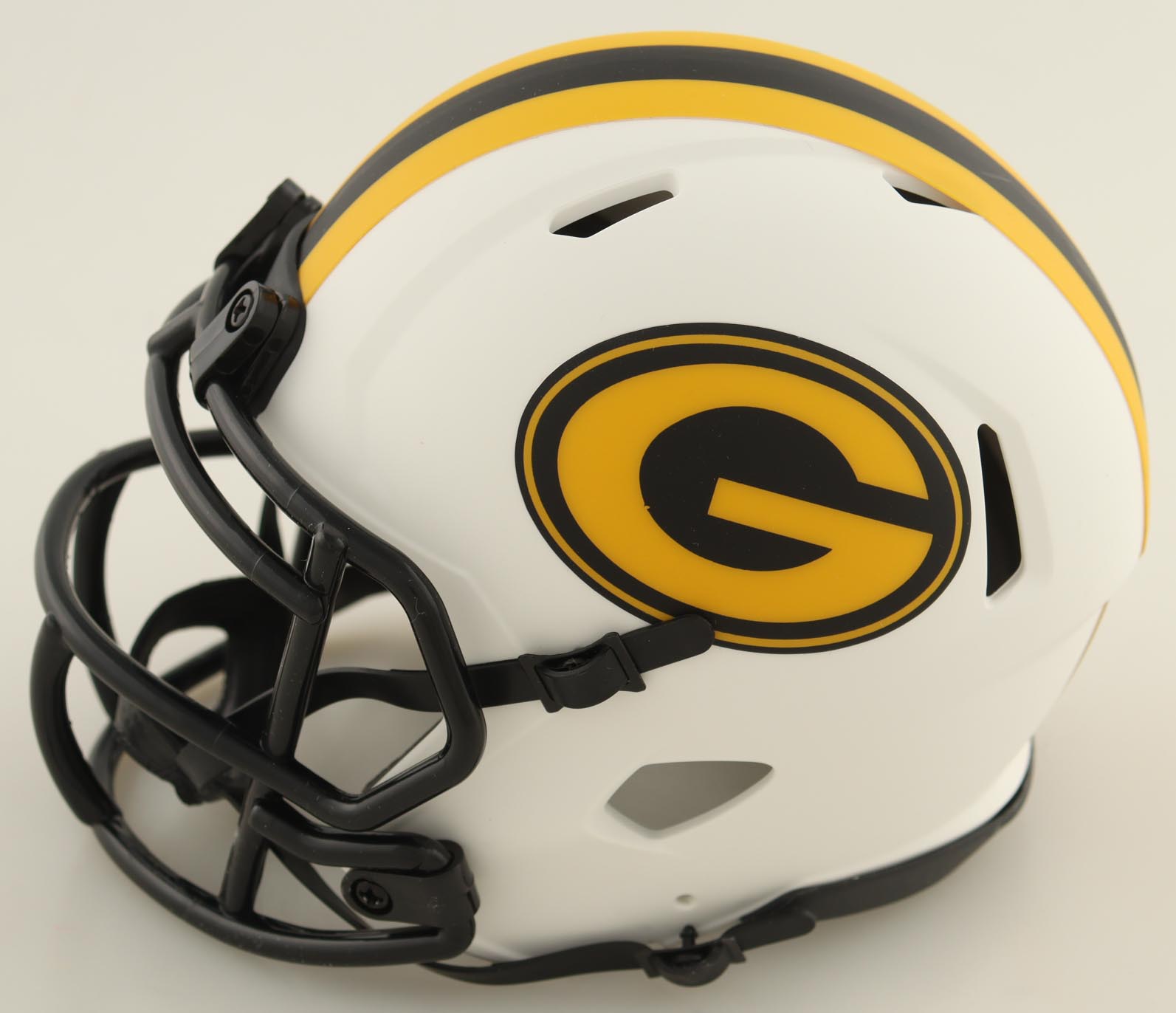 Sterling Sharpe Signed Packers Lunar Eclipse Alternate Speed Mini Helmet (Beckett) at PristineAuction.com Sterling Sharpe Signed Packers Lunar Eclipse Alternate Speed Mini Helmet (Beckett) at PristineAuction.com