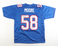 Marty Moore Signed Jersey Inscribed "Super Bowl XXXVI" & "1994 Mr. Irrelevant" (JSA) at PristineAuction.com