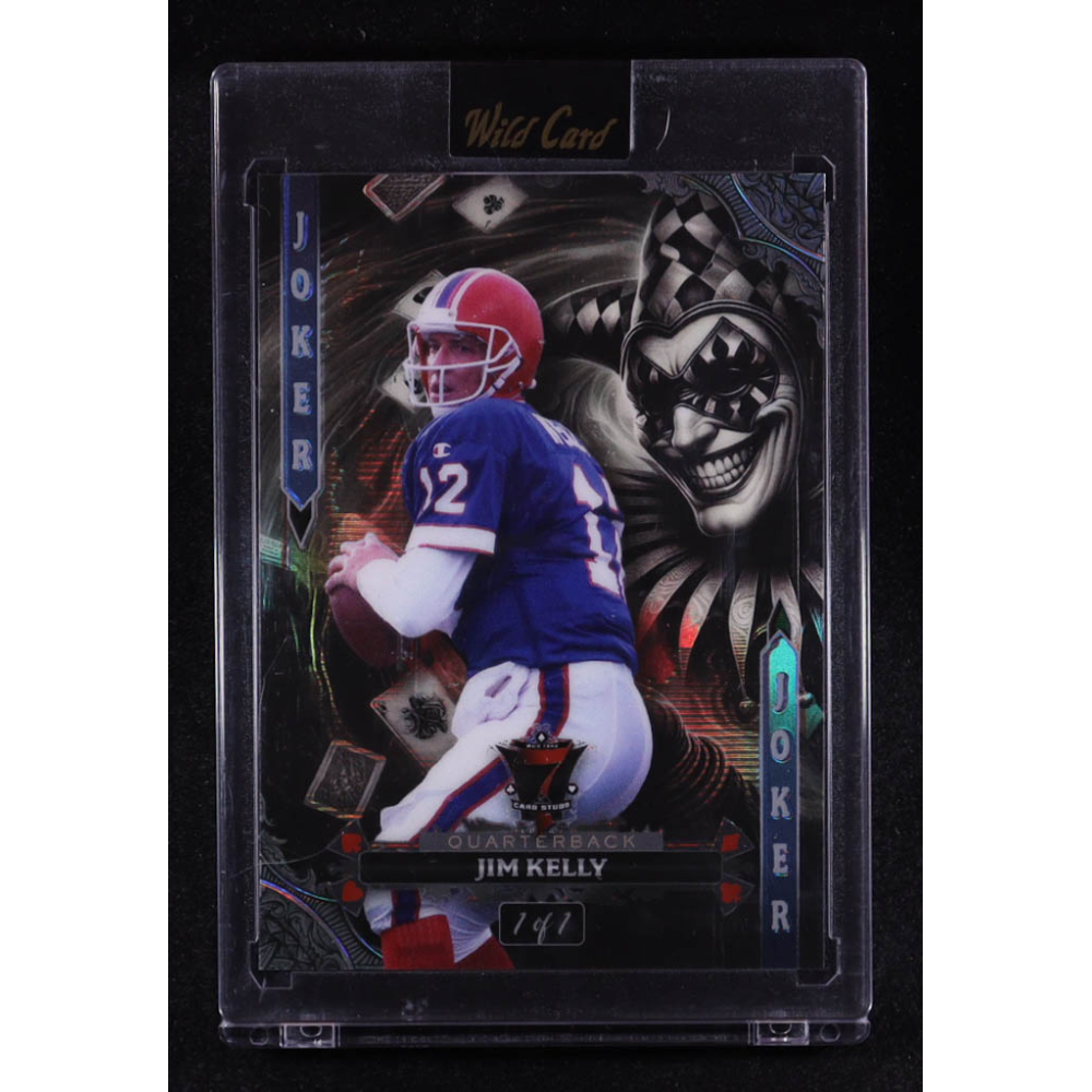 Jim Kelly 2024 Wild Card 7 Card Studs Joker #7JW-JK #1/1 at PristineAuction.com