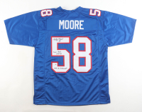 Marty Moore Signed Jersey Inscribed "Super Bowl XXXVI" & "1994 Mr. Irrelevant" (JSA) at PristineAuction.com