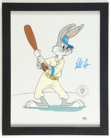 Nolan Ryan Signed 1992 "Looney Tunes" Custom Framed Original Film Cel (PSA) at PristineAuction.com