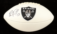 Bill Romanowski Signed Raiders Logo Football (Beckett) at PristineAuction.com