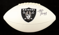 Fred Biletnikoff Signed Raiders Logo Football (Beckett) at PristineAuction.com