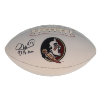 Charlie Ward Signed Florida State Seminoles Logo Football Inscribed "93 Heisman" (Schwartz) at PristineAuction.com