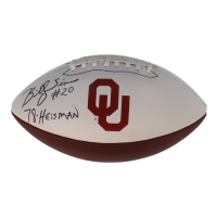 Billy Sims Signed Oklahoma Sooners Logo Football Inscribed "78 Heisman" (Schwartz) at PristineAuction.com