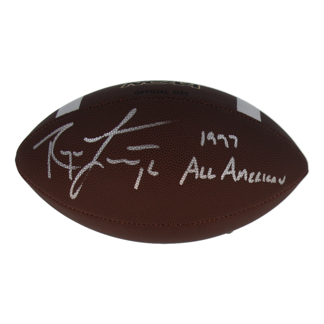 Ryan Leaf Signed NCAA Football Inscribed "1997 All American" (Schwartz) at PristineAuction.com Ryan Leaf Signed NCAA Football Inscribed "1997 All American" (Schwartz) at PristineAuction.com