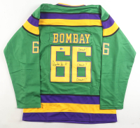 Emilio Estevez Signed "The Mighty Ducks" Jersey Inscribed "Quack! Quack!! Quack!!!" (Beckett) at PristineAuction.com