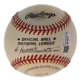 Lou Brock Signed ONL Baseball (JSA) at PristineAuction.com Lou Brock Signed ONL Baseball (JSA) at PristineAuction.com