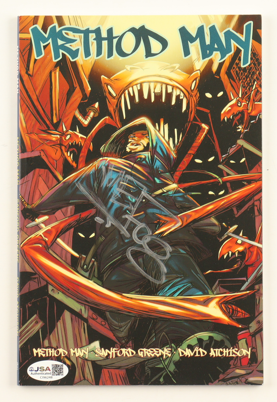 Clifford "Method Man" Smith Jr. Signed "Method Man" Paperback Graphic Novel (JSA) at PristineAuction.com Clifford "Method Man" Smith Jr. Signed "Method Man" Paperback Graphic Novel (JSA) at PristineAuction.com