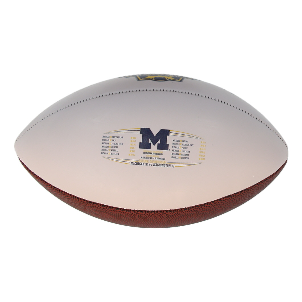 Rod Moore Signed Michigan Wolverines 2023 National Champions Logo Football (Schwartz) at PristineAuction.com Rod Moore Signed Michigan Wolverines 2023 National Champions Logo Football (Schwartz) at PristineAuction.com
