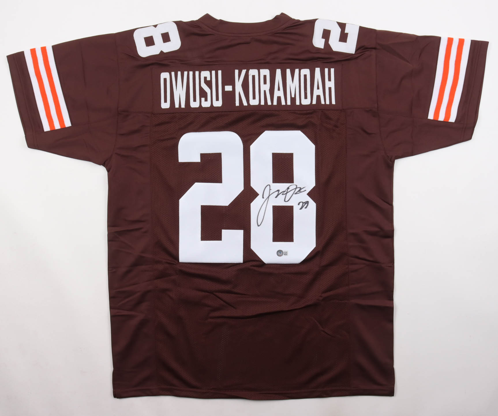 Jeremiah Owusu-Koramoah Signed Jersey (Beckett) at PristineAuction.com Jeremiah Owusu-Koramoah Signed Jersey (Beckett) at PristineAuction.com