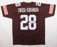 Jeremiah Owusu-Koramoah Signed Jersey (Beckett) at PristineAuction.com