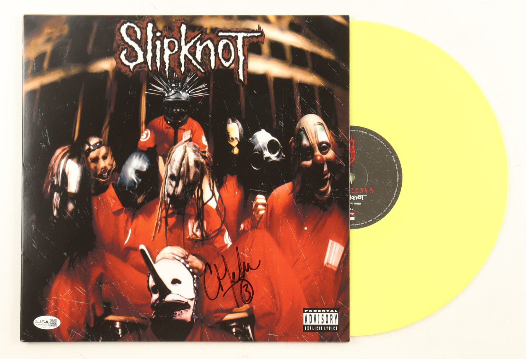 Chris Fehn Signed Slipknot Self-Titled Vinyl Record Album (JSA) at PristineAuction.com Chris Fehn Signed Slipknot Self-Titled Vinyl Record Album (JSA) at PristineAuction.com