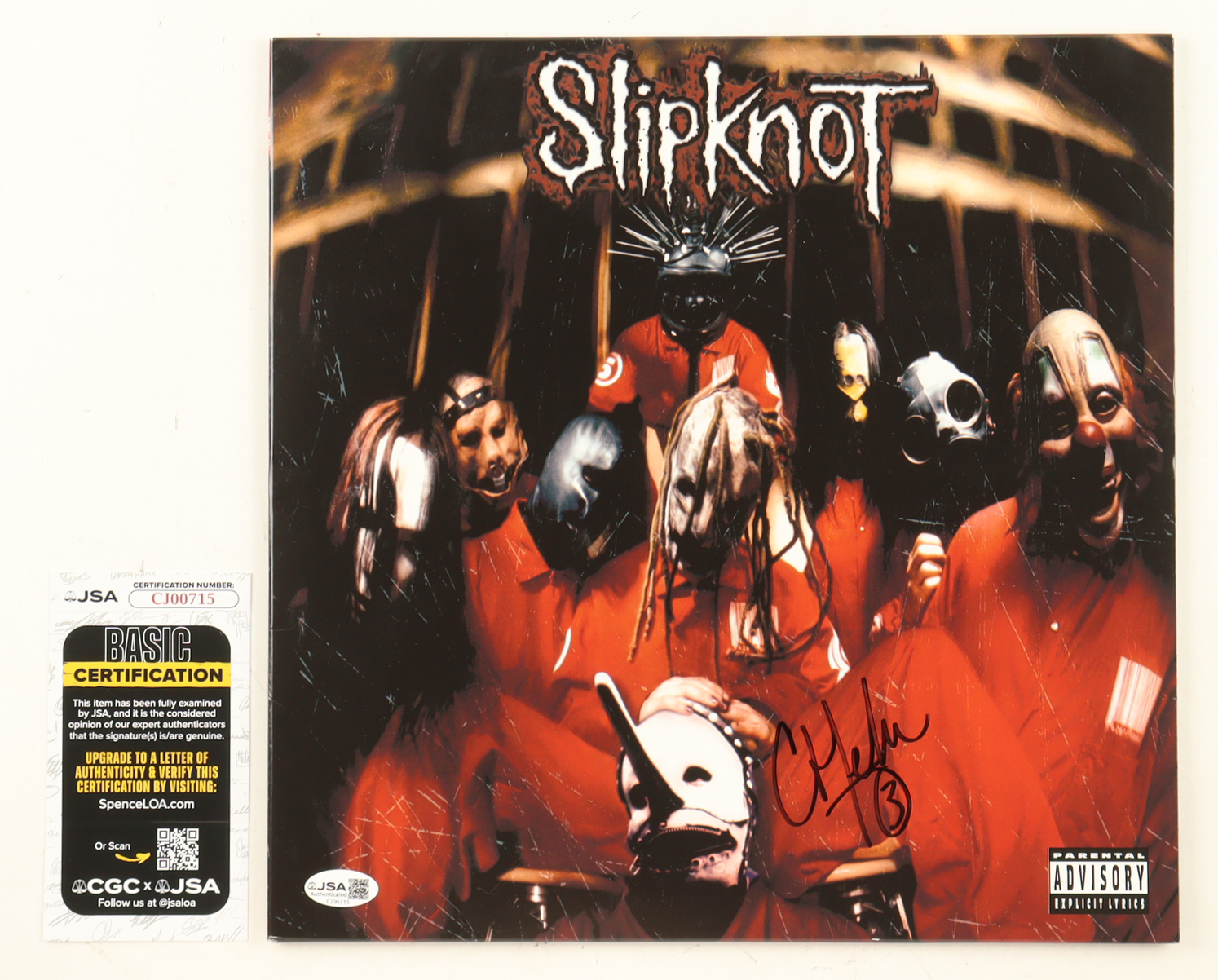 Chris Fehn Signed Slipknot Self-Titled Vinyl Record Album (JSA) at PristineAuction.com Chris Fehn Signed Slipknot Self-Titled Vinyl Record Album (JSA) at PristineAuction.com
