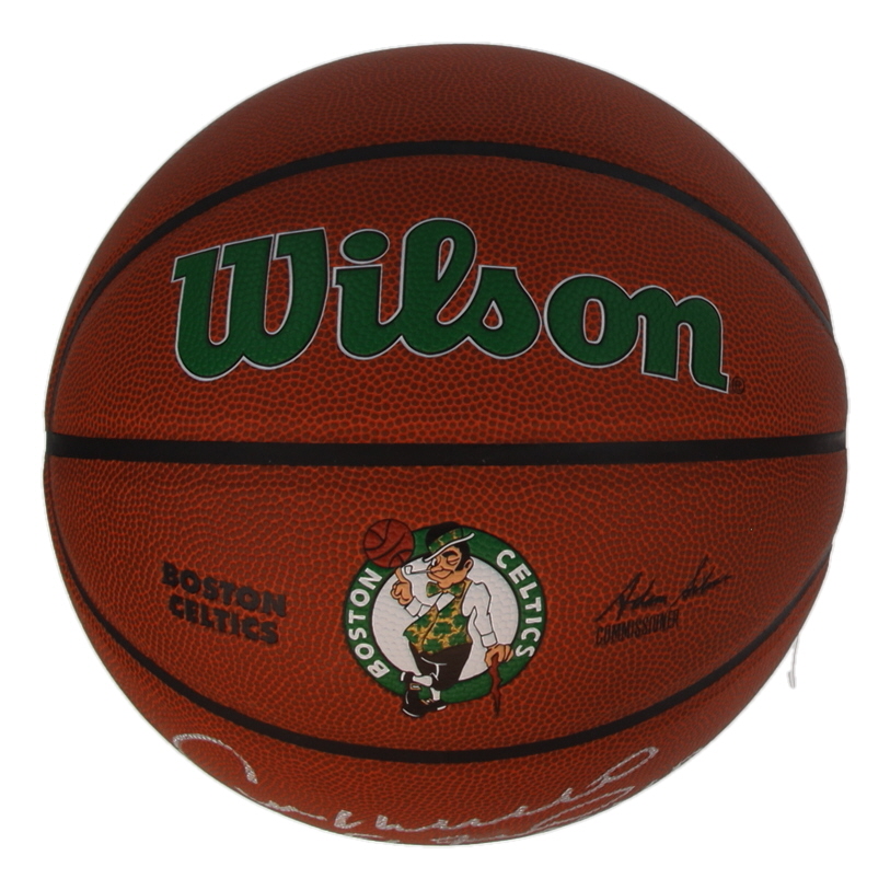 Cedric Maxwell Signed Celtics Logo NBA Basketball Inscribed "81 Finals MVP" (Schwartz) at PristineAuction.com Cedric Maxwell Signed Celtics Logo NBA Basketball Inscribed "81 Finals MVP" (Schwartz) at PristineAuction.com
