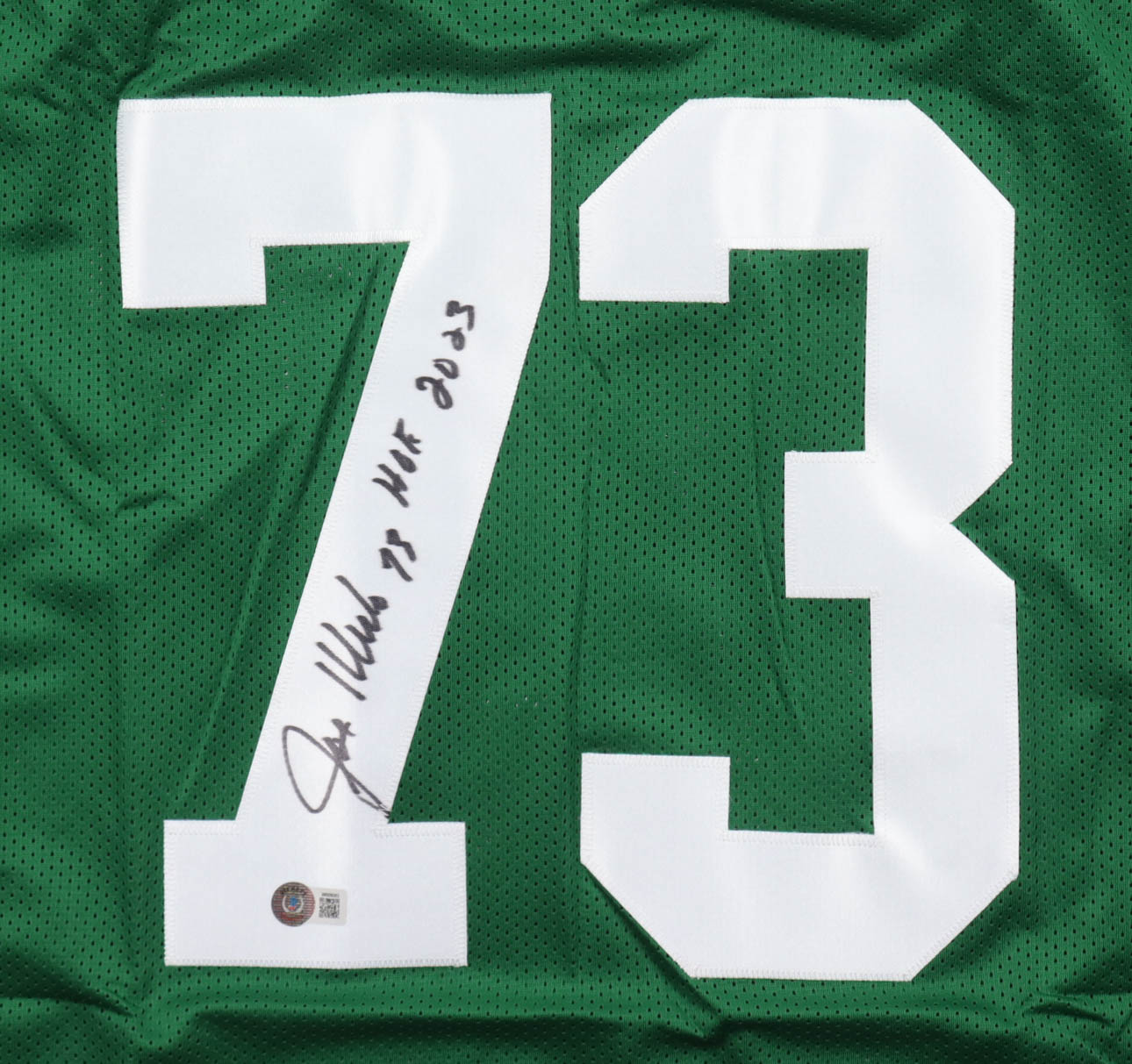 Joe Klecko Signed Jersey Inscribed "HOF 2023" (Beckett) at PristineAuction.com Joe Klecko Signed Jersey Inscribed "HOF 2023" (Beckett) at PristineAuction.com