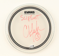 Chris Fehn Signed 10" Drum Head Inscribed "Slipknot" (JSA) at PristineAuction.com