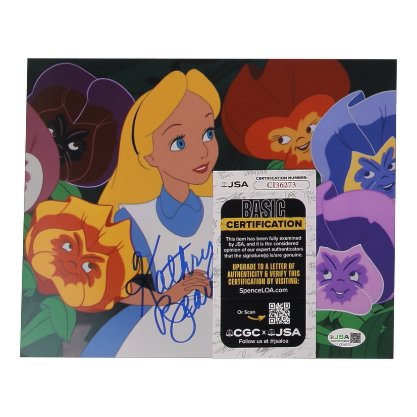 Kathryn Beaumont Signed "Alice In Wonderland" 8x10 Photo (JSA) at PristineAuction.com Kathryn Beaumont Signed "Alice In Wonderland" 8x10 Photo (JSA) at PristineAuction.com