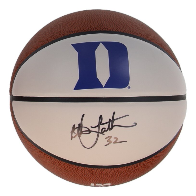 Christian Laettner Signed Duke Logo Basketball (Schwartz) at PristineAuction.com Christian Laettner Signed Duke Logo Basketball (Schwartz) at PristineAuction.com