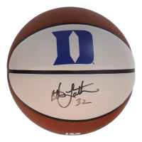 Christian Laettner Signed Duke Logo Basketball (Schwartz) at PristineAuction.com