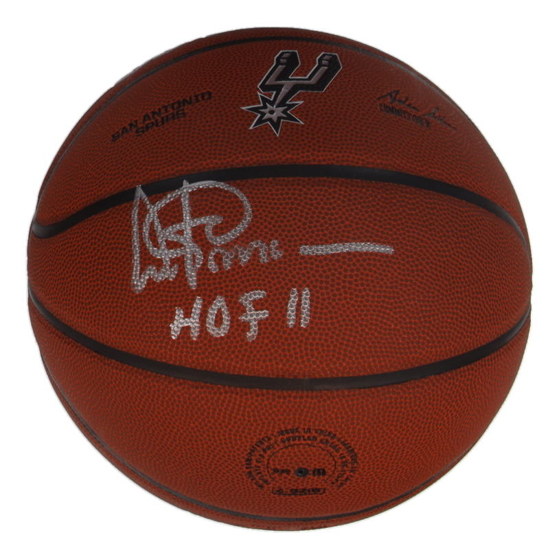 Artis Gilmore Signed Spurs Logo NBA Basketball Inscribed "HOF 11" (Schwartz) at PristineAuction.com Artis Gilmore Signed Spurs Logo NBA Basketball Inscribed "HOF 11" (Schwartz) at PristineAuction.com
