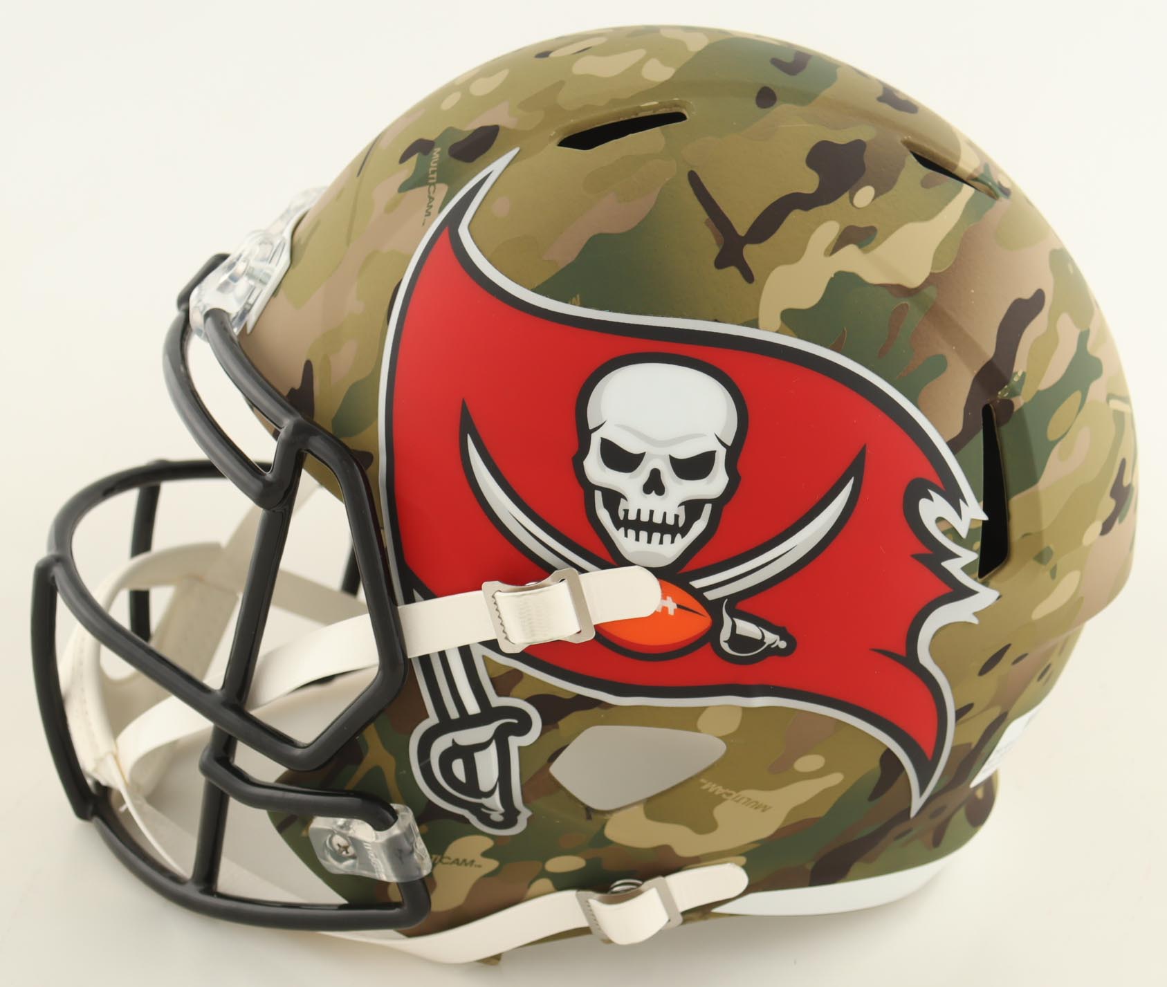 Rob Gronkowski Signed Falcons Camo Alternate Full-Size Speed Helmet (Radtke) at PristineAuction.com Rob Gronkowski Signed Falcons Camo Alternate Full-Size Speed Helmet (Radtke) at PristineAuction.com