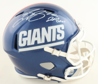 Saquon Barkley Signed Giants Full-Size Speed Helmet Inscribed "2018 OROY" (Beckett) at PristineAuction.com
