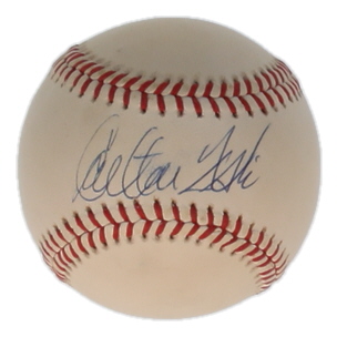 Carlton Fisk Signed OAL Baseball (JSA) at PristineAuction.com Carlton Fisk Signed OAL Baseball (JSA) at PristineAuction.com
