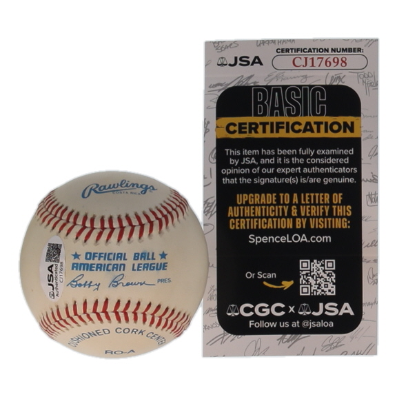 Carlton Fisk Signed OAL Baseball (JSA) at PristineAuction.com Carlton Fisk Signed OAL Baseball (JSA) at PristineAuction.com