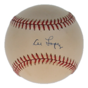 Al Lopez Signed ONL Baseball (JSA) at PristineAuction.com Al Lopez Signed ONL Baseball (JSA) at PristineAuction.com