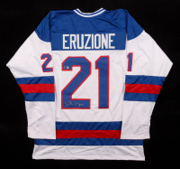 Patrick O'Brian Demsey Signed "Miracle" Eruzione Jersey Inscribed "Rizzo" (Beckett) at PristineAuction.com