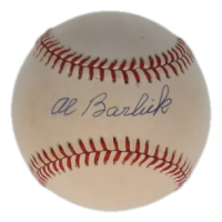 Al Barlick Signed ONL Baseball (JSA) at PristineAuction.com