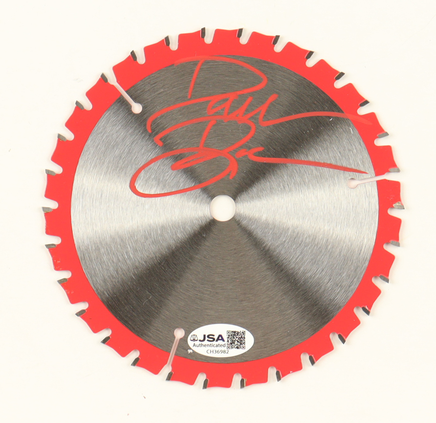 Darren Lynn Bousman Signed "Saw" Buzzsaw Blade (JSA) at PristineAuction.com Darren Lynn Bousman Signed "Saw" Buzzsaw Blade (JSA) at PristineAuction.com